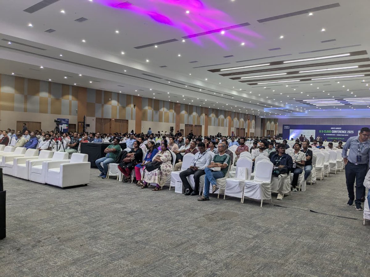 TechXConf's tweet image. 🚀 Session Live at TechXConf 2025!

In Track 1, Vikas Gautam &amp;amp; Shweta Kamath are presenting:

🎯 “Ideation to Production with Azure AI Foundry.”
Discover how to take AI projects from concept to deployment seamlessly using Azure AI Foundry, accelerating innovation and delivering…