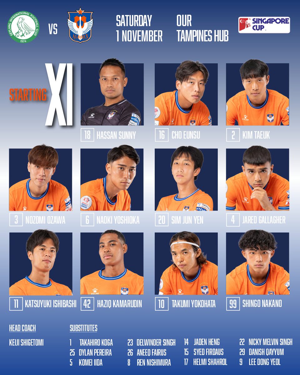 Albirex Niigata FC (S) / アルビレックス新潟シンガポール on X