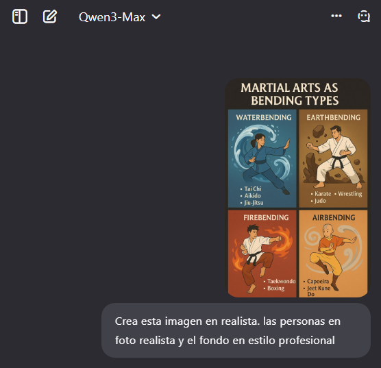 DinamicDatAI's tweet photo. Quise ingeniarme un bonito y gran prompt, pero la experiencia ya me dice: "Prueba algo sencillo y si no entiende ya probaremos un prompt más sofisticado"

Prompt: "Crea esta imagen en realista. Las personas en foto realista y el fondo en estilo profesional." https://t.co/OUNSFicds7