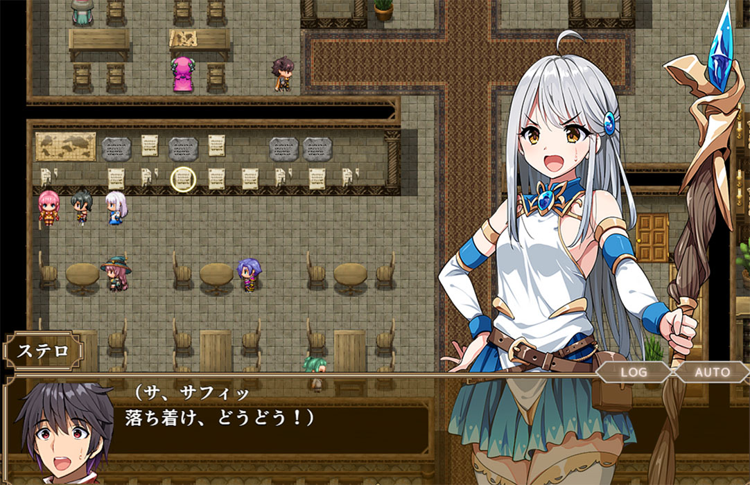 立ち絵も完成してらしくなってきたぞ。次は漫画の予定だったけどゲーム制作に集中する事にしました。目指せ来年の夏までに完成！