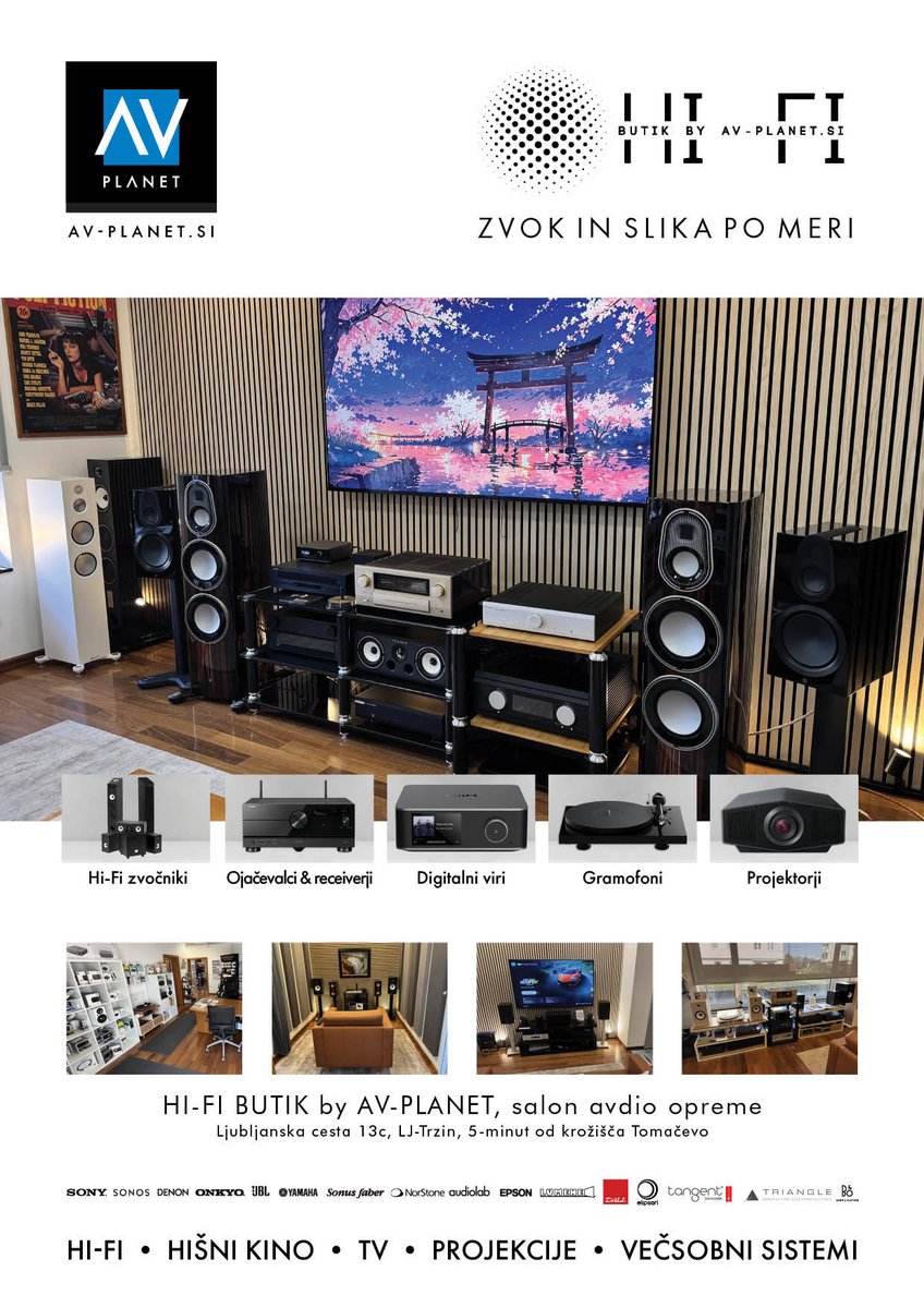 AvdioVideo's tweet photo. Po kakovostno avdio video opremo v Hi-Fi Butik LJ-Trzin. 
O nas tokrat pišejo v reviji Računalniške Novice. https://t.co/myXMcjypn0