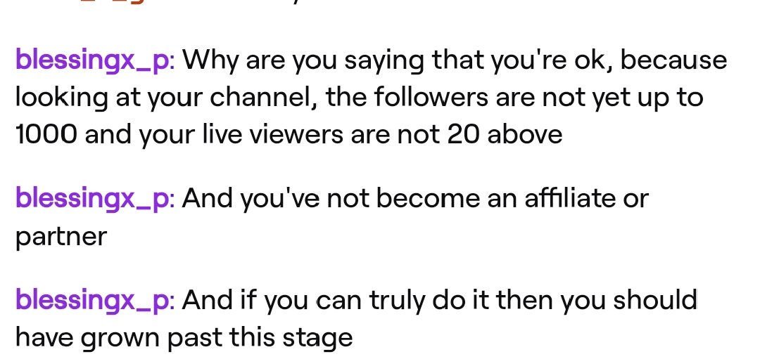 I should really ban these kind of people in my chat