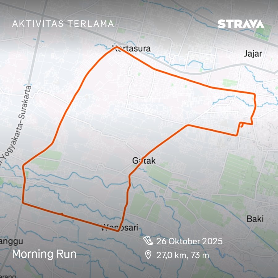 wachid_m's tweet photo. Cek statistik bulanan saya dari Strava! #strava #october2025 #findyourhappypace https://t.co/TeFYNYvkqQ