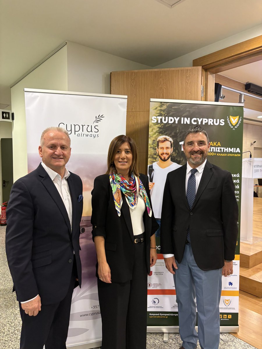 Cyprus Embassy Trade Center in Athens tweet media