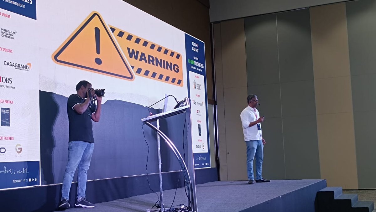 TechXConf's tweet image. 🚀 Live at TechXConf 2025!

In Track 2, Anandan Kumaran is presenting:
🎯 “AI-Proof Yourself: Why Intention Is the Superpower Machines Can’t Copy.”
Explore how human intention, creativity, and purpose remain irreplaceable — even in a world powered by AI. Learn to harness your…