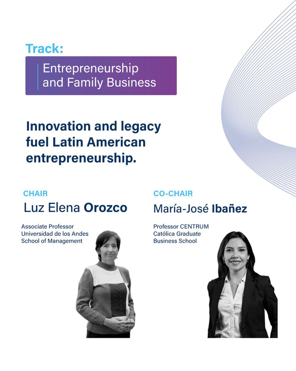 BALASorg's tweet image. 🚀#Entrepreneurship &amp;amp; #FamilyBusiness – #BALAS2026
Innovation and legacy fuel Latin American entrepreneurship.
Join us in Bogotá (🇨🇴 @AdmonUniandes) to explore how family firms and new ventures shape the region’s business future.
🔗 balas.org/tracks2026
#LatinAmerica #Research