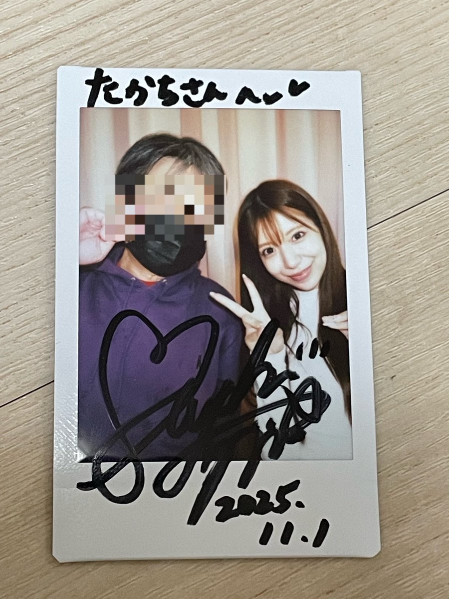 サイン入りポラロイド写真 FortPeat 直筆サイン入りチェキ ポラロイド写真