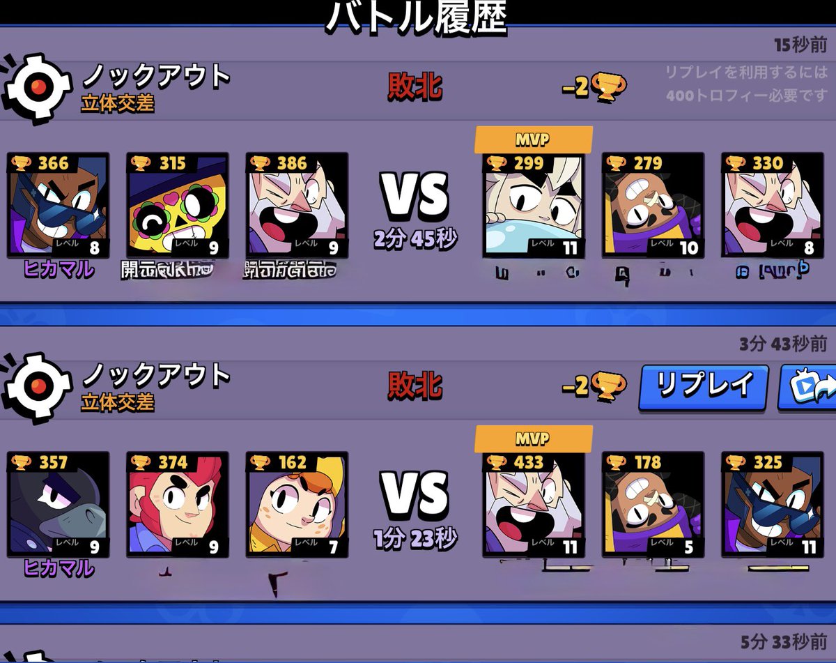 CodeREX520's tweet image. 報酬は使えないものばかり
戦績は常に格上
ブロスタさん、俺が何か悪い
ことしました？
#ブロスタ
#BrawlStars 
#フォロバ100 
#フォロバ100絶対 
#フォローした人全員フォロバする
 #いいねした人全員フォロー
 #いいねした人フォローする