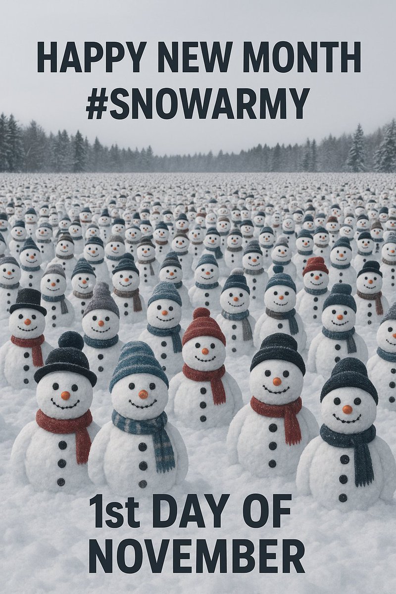 Mr_Snow30's tweet image. Happy New November #SNOWARMY 🥶

we are Legions ☃️☃️☃️

All happening on Online+ 👇🏼
app.online.io/43NL/dttzye4k