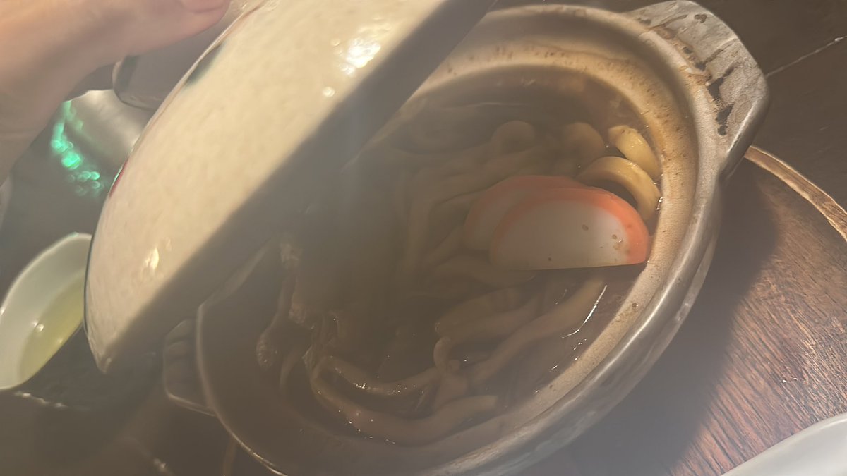 寒くなったら味噌煮込みうどん
