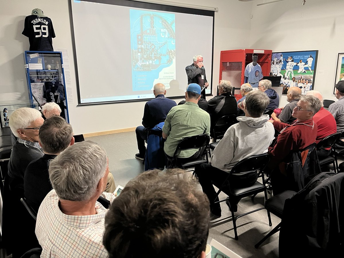 Canadian Baseball History Conference has started. <a href="/SABR_HP/">🇨🇦 SABR Hanlan's Point Chapter 🇨🇦</a> <a href="/sabr/">SABR</a> <a href="/townofstmarys/">St. Marys, Ontario</a>