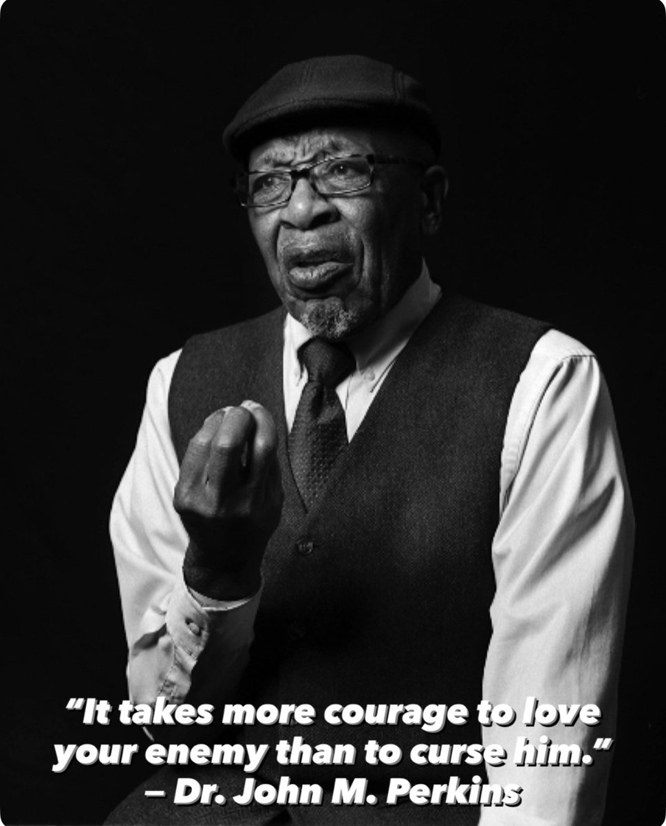 The Courage to Keep Loving - He didn’t just talk about love — he lived it.
Beaten. Jailed. Left for dead.
And still he said, “It takes more courage to love your enemy than to curse him.
This is the kind of courage our world needs again. #loveisthemovement #drjohnmperkins