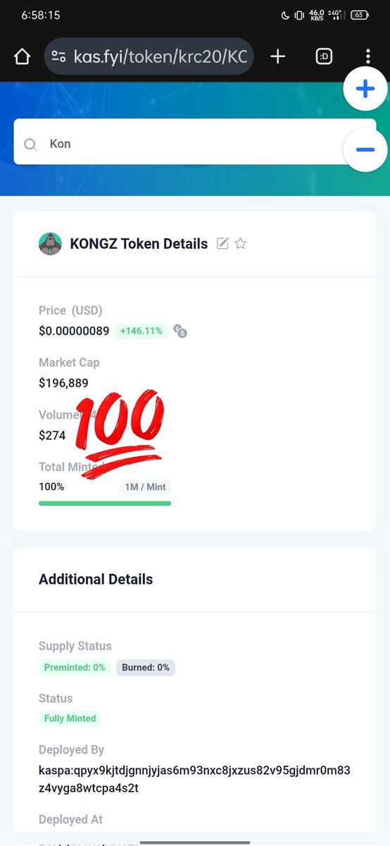 kongz PUMP DONE ✅✅💯 
#KONGZ #PUMP #memecoins