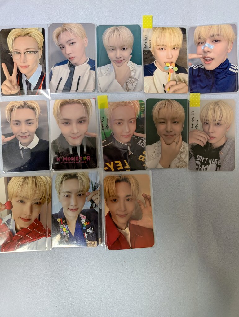 15 ) SF9 ヨンビン 直筆 ラクガキ 落書き トレカ 15 ) SF9 ヨンビン