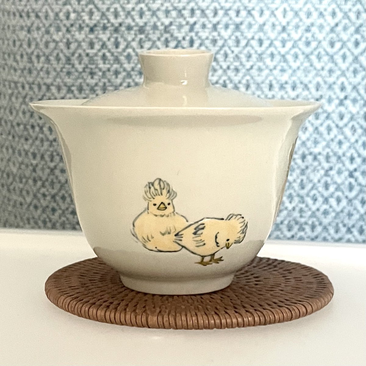 【秋の庭のなかで】人間国宝ホメンコのペトリキウカ・プレート 40cm 秋の庭のなかで】ウクライナ人間国宝ホメンコのペトリキウカ・プレート