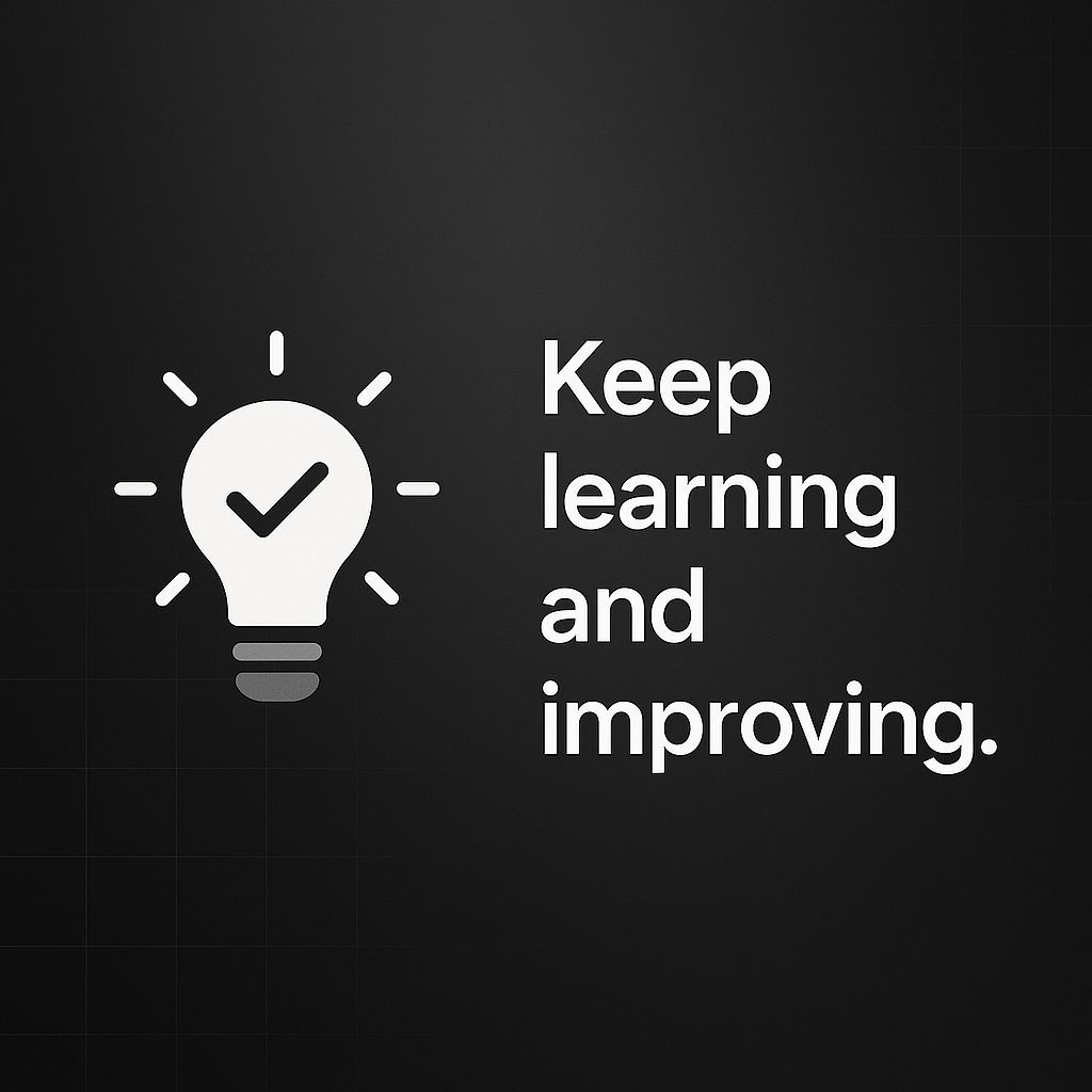 mariamzamir's tweet photo. Day 5 — How to Stay Ahead of the Curve

🎯 Theme: Lifelong learning &amp; adaptability.

AI changes weekly.
Winners adapt daily.

Test. Learn. Evolve. Repeat.
#AI #GrowthMindset #FutureSkills https://t.co/bLuVMWmcfH