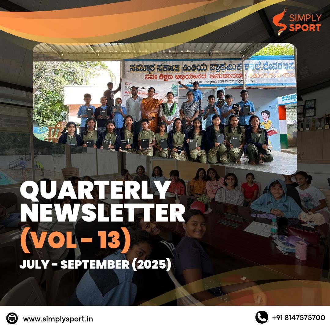 From grassroots to global impact! Our Q2 highlights: 44 workshops, 1,200+ athletes reached &amp; global debut with Badminton World Federation! Building inclusive pathways for sporting excellence. Read the newsletter- 

simplysport.in/wp-content/upl…

#WomenInSport #Sport