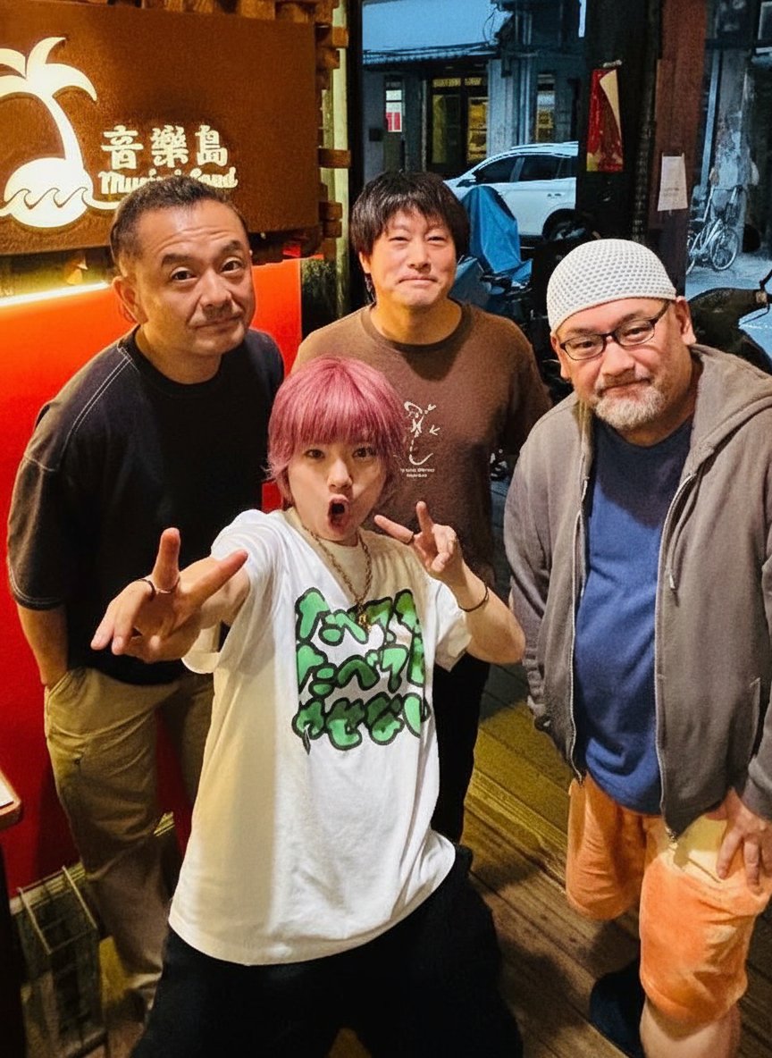 KINAKO &amp; 東京中央線 tour continues.
See you tomorrow at Revolver Taipei.
★ 11/2（日）台北 Revolver
- 19:00 入場／19:30 開始
- 票價：600 元
- 地址：台北市中正區羅斯福路一段1-2號
- 購票連結：forms.gle/HEYNSQHQUNBSPL…