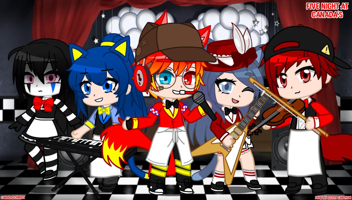 uwu_canada's tweet photo. HAPPY HALLOWEEN! For Canada Schmidt fans #gacha #gachaclub #gachafnaf #fivenightatfreddys #FNAF #Fnaffangame #jollyfnaf #jolly3 #jollychapter1 #fnafpolebear @Sean21884737 https://t.co/s2VO8atjMq