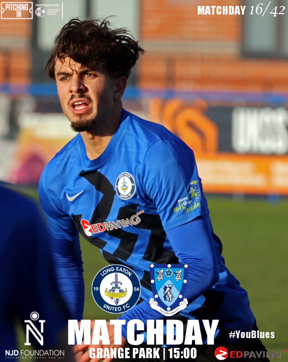 IT’S MATCHDAY 🔥

We welcome <a href="/RugbyTown_FC/">Rugby Town FC</a> to the Family Only Stadium this afternoon 🏡

🏆<a href="/NorthernPremLge/">The Pitching In Northern Premier League</a> 
⏰3pm kick-off
📍NG10 2EF 

#YouBlues🔵⚫️