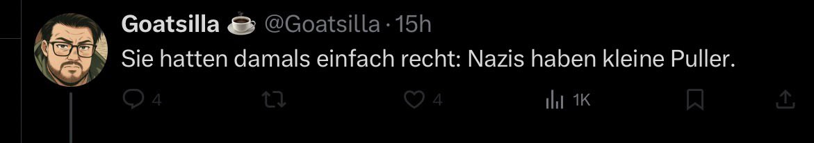 Egal wie klein, es wird immer mehr Puller sein als du hast.