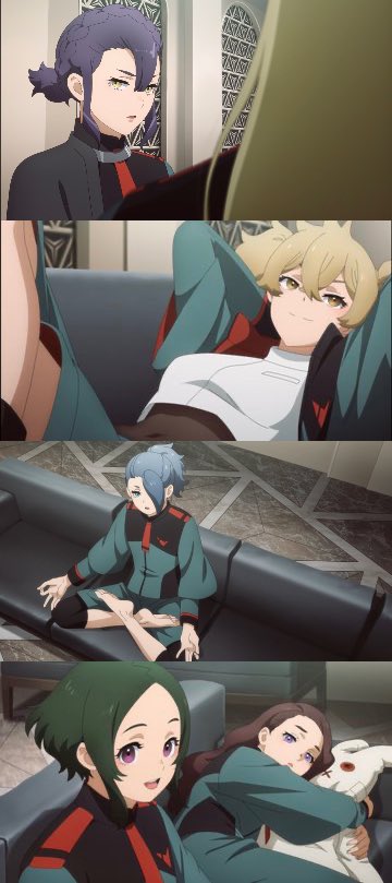 Eightsao8's tweet image. #水星の魔女
タービンズほどではないがシャディクもハーレム築いてる上に、女たちのキャラも濃くて草