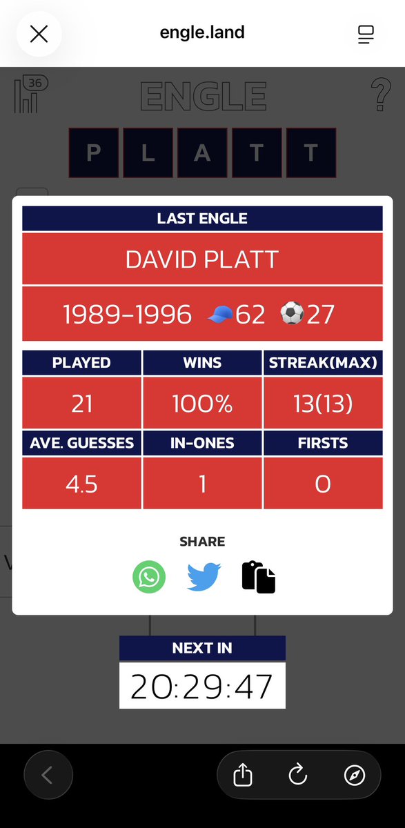 Get in! My first <a href="/engle_land/">Engle</a> “in-one”. Davids from Chadderton are the best 😉