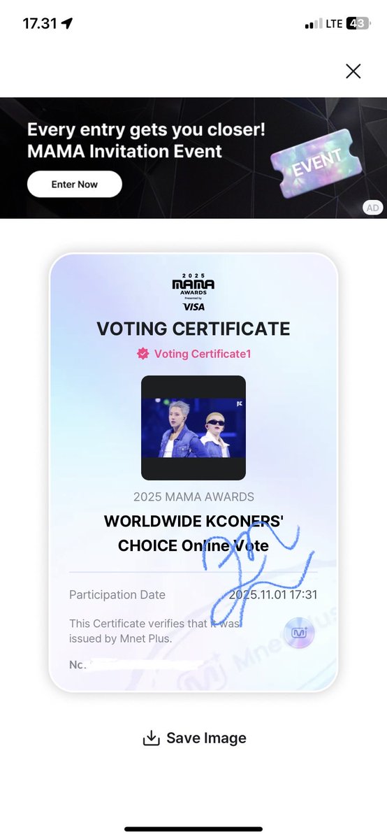 absen vote for round 2!🫡#2025MAMAVOTE #SEVENTEEN