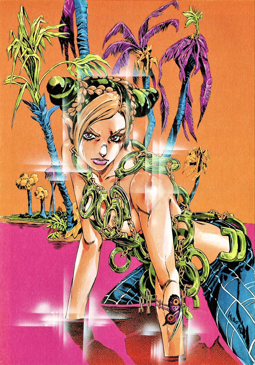 ByAraki's tweet image. Stone Ocean, 2000.