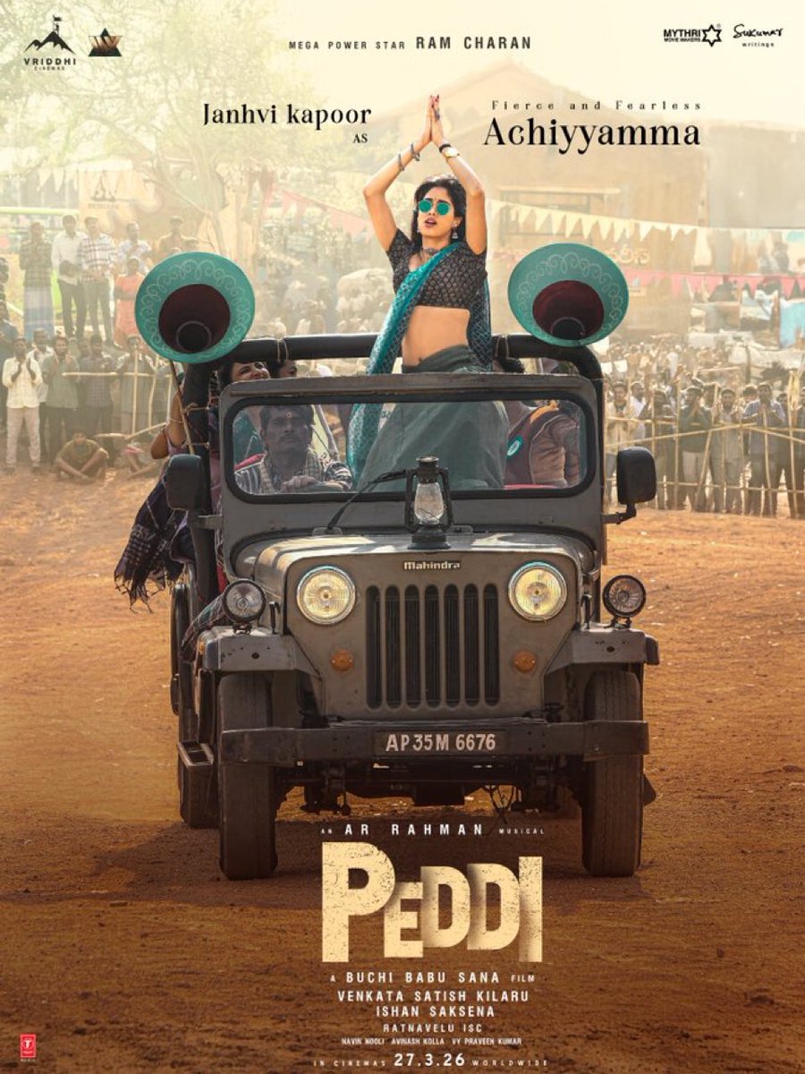 #JanhviKapoor in #Peddi 
#RamCharan