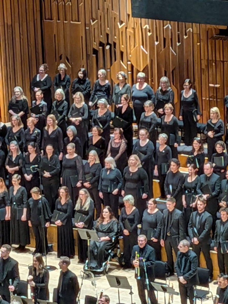 Complete pinch me moment last night. First concert with BBC Symphony Chorus - Mozart Requiem with BBC Symphony Orchestra and Sakari Oramo. Loved every single minute of it and a sold-out Barbican as well!