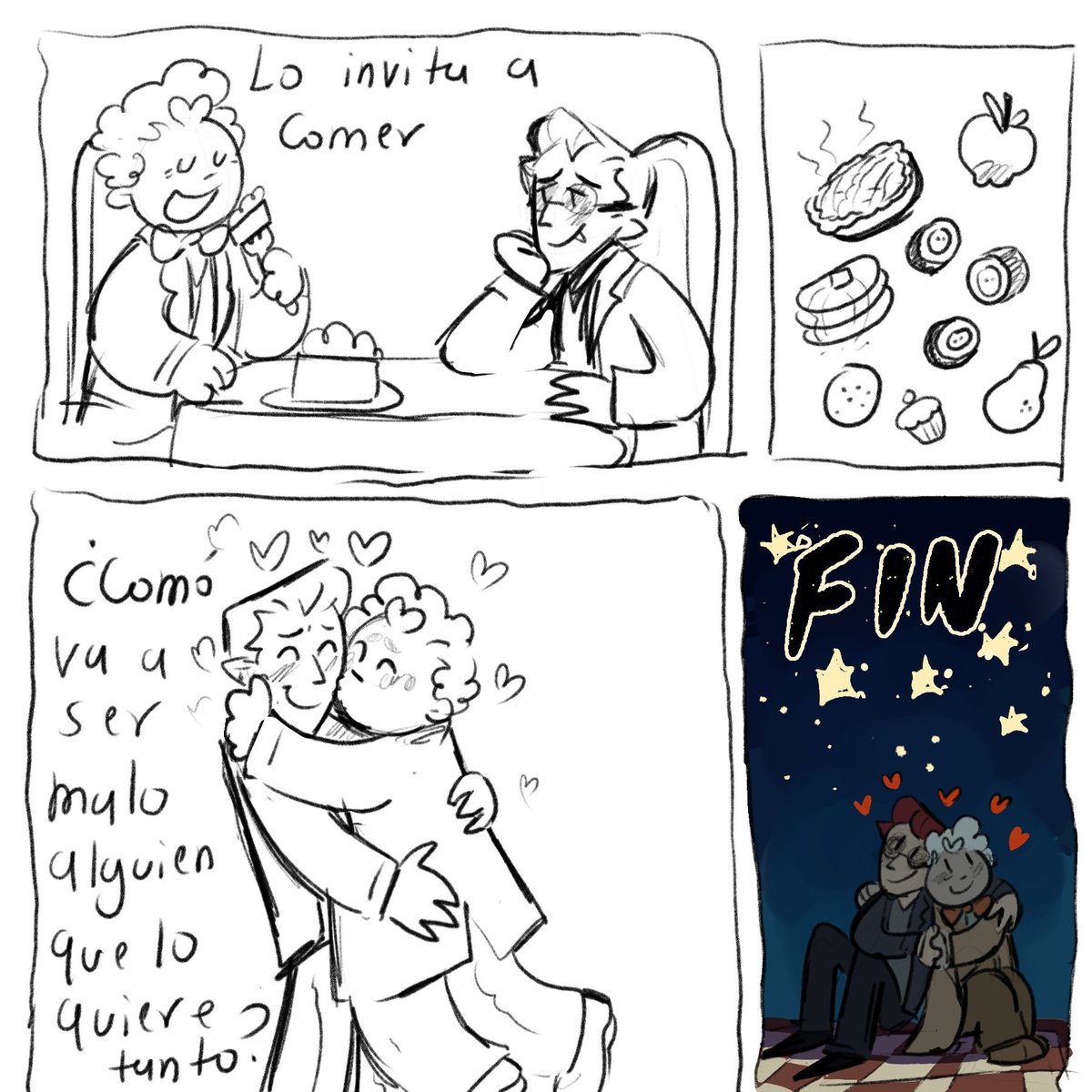 Sincronizadas69's tweet image. &quot;No todos son malos&quot;

(Compre un libro de dogman para mi mejor amigo, me lo termine leyendo y lo ame, nueva obsesion) 

#GoodOmensFanArt #goodomens