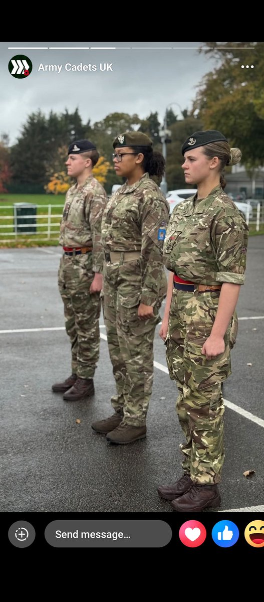 🎉🎉 #Congratulations to our own Cdt Sgt Amogu who successfully passed the Master Cadet Course at <a href="/CTCFrimleyPark/">CTC Frimley Park</a> this week. She is now the third Cadet from <a href="/TheRoyalSchool/">The Royal School</a> #CCF to attend and pass the course #Achivement <a href="/ArmyCadetsUK/">Army Cadets UK</a> <a href="/CCFcadets/">Combined Cadet Force</a>