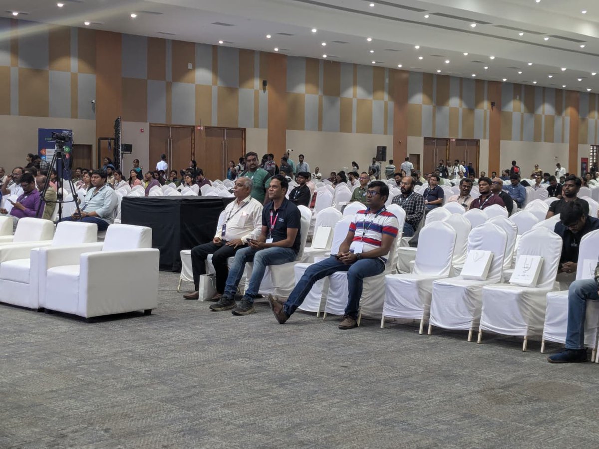 TechXConf's tweet image. 🚀 Live at TechXConf 2025!

In Track 1, Natarajan Ganapathi is presenting:

🎯 “AI Agents: Build, Orchestrate and Scale with Microsoft Agent Framework &amp;amp; Azure AI Foundry.”

Discover how to create, manage, and scale intelligent AI agents using Microsoft Agent Framework and Azure…