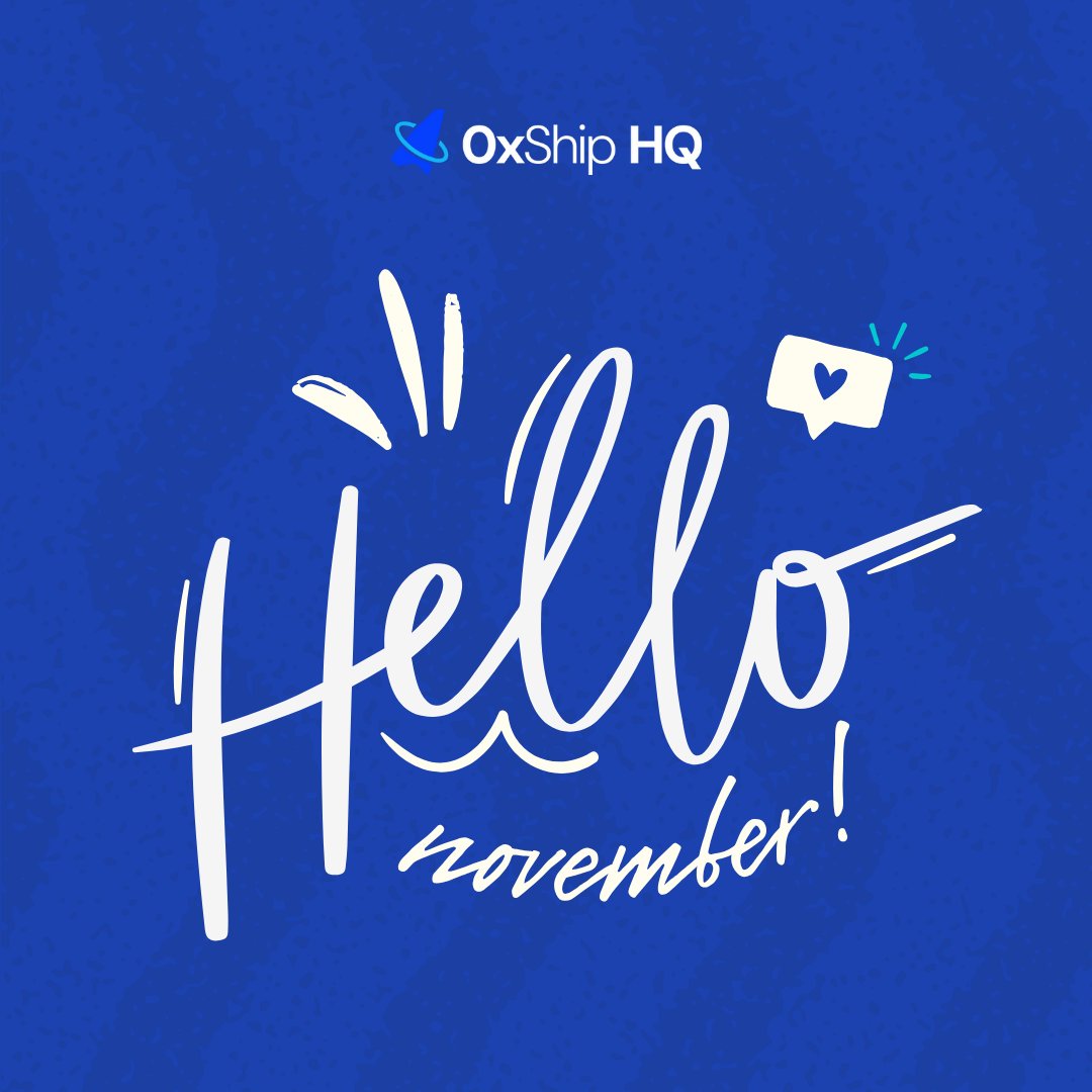 0xshiphq's tweet image. New month, same mission—helping you grow, learn, and get opportunities that matter. 🌱

Happy November from all of us at 0xShip HQ 🚀

#0xShipHQ #HappyNewMonth