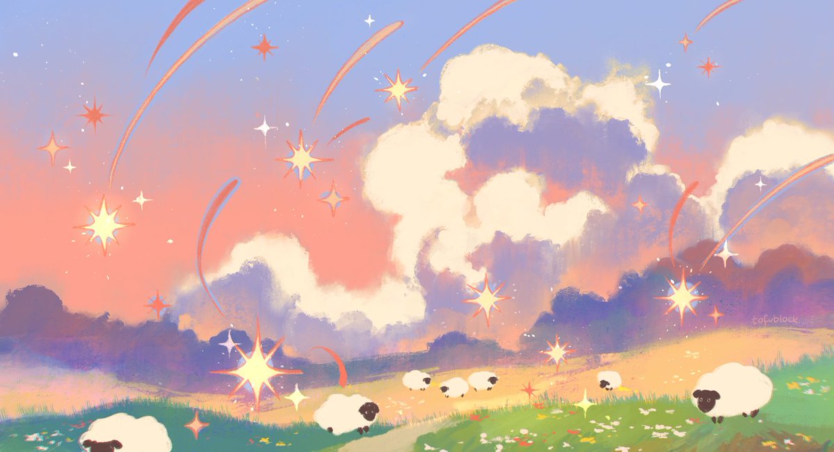 ohh to be sheep grazing on a field 🐏