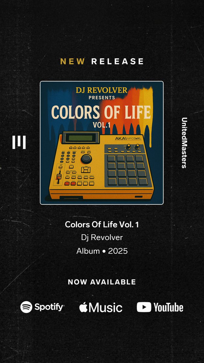DjRevolver215's tweet image. Dj Revolver - Colors Of Life Vol. 1 unitedmasters.com/m/colors-of-li…