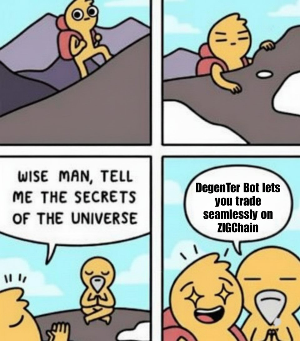 Looking for the secret to flawless trades?
The answer is simple, DegenTer Bot 😎