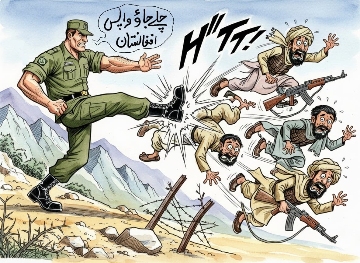 افغانیوں کے خلاف کریک جاری۔۔۔
ویلڈن