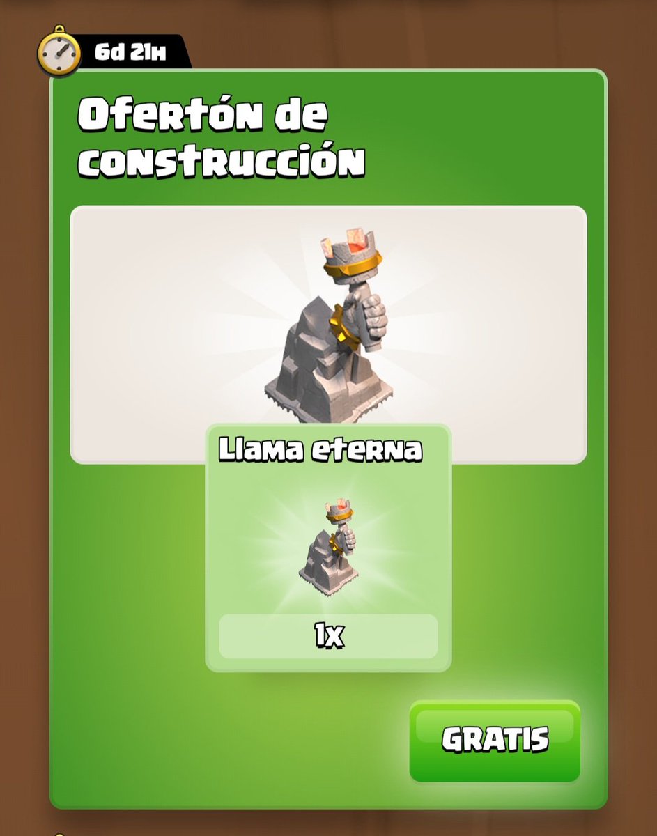 Para los Coleccionistas de ADORNOS hoy tenemos GRATIS un adorno en la SUPERCELL STORE
store.supercell.com/es/clashofclans

Recuerda usar
 ✅CÓDIGO SOCKERS
#CLASHOFCLANS