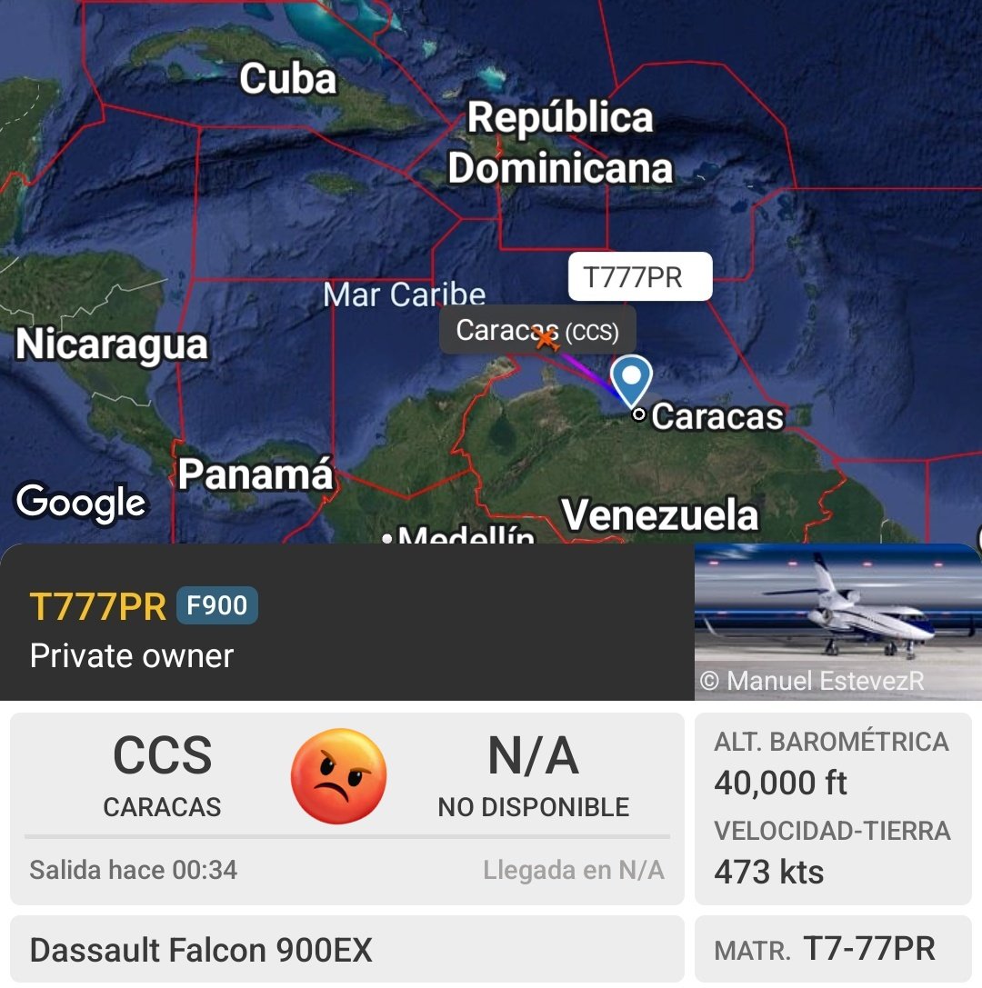 Arr3ch0's tweet image. T7-77PR el favorito de Díaz-Canel retornando a Cuba luego de casi 4 semanas en Venezuela