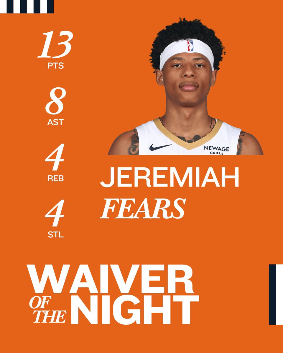 השורות של הלילה בליגה הטובה בעולם 🏀 בפאנטזי 📊

🏆 השורה הטובה של הלילה - קוואי לנארד (לוס אנג׳לס קליפרס)
🤮 הדאד של הלילה - כריסטיאן בראון (דנבר נאגטס)
🎁 הווייבר של הלילה - ג׳רמייה פירס (ניו אורלינס פאליקנס)

#fantasybasketball #nba #nbatalk #linesoftheday #fantasy