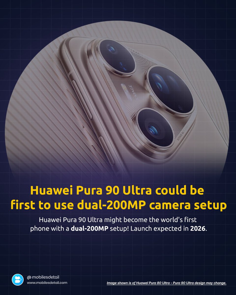 Ever imagined a phone with two #200MP cameras? #Huawei might be working on one!