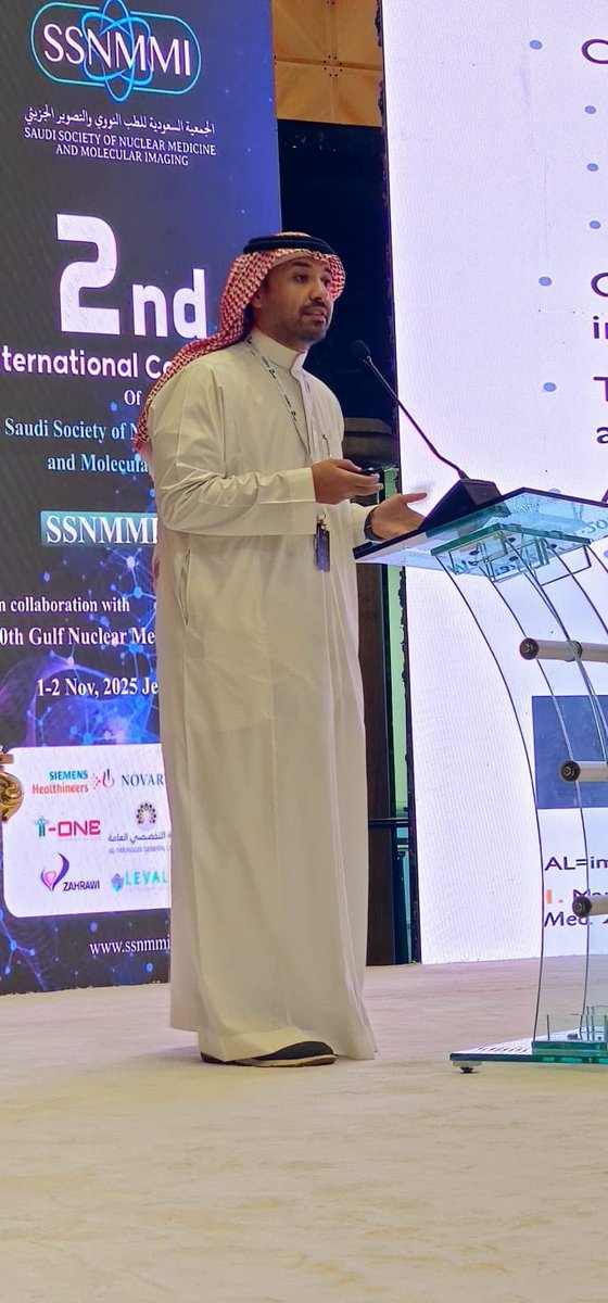 تشرفت بالقاء محاضرة عن داء القلب النشواني في مؤتمر الجمعية السعودية للطب النووي والتصوير الجزيئي 🫀