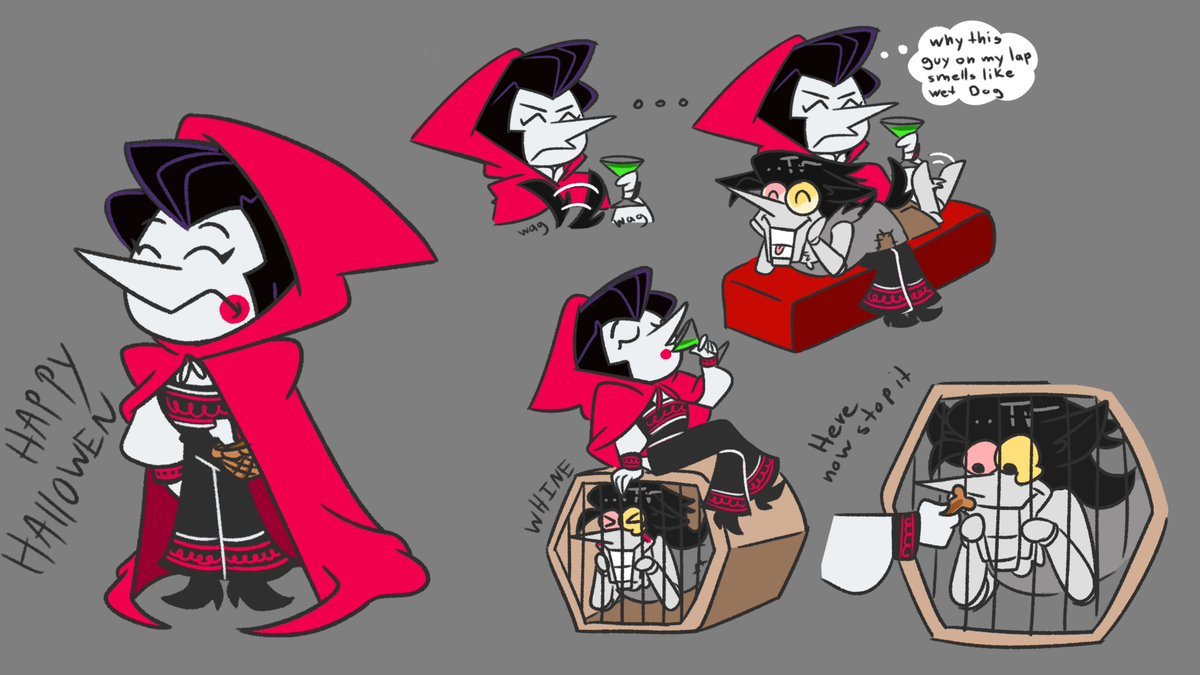 pipisluart's tweet image. #spamton #spamtongspamton #deltarunefanart #DELTARUNE 
Happy LATE hallowen, XD have a spamton and spamton, werewolf spammy belongs to @beelzebugart 
from theyre magma OwO