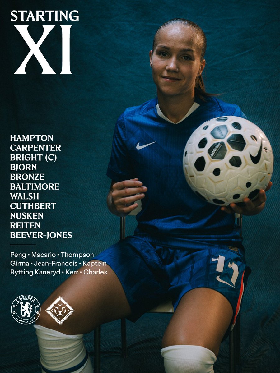 ChelseaFCW's tweet image. The XI. 👊

#CFCW