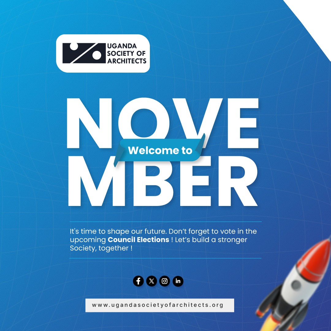 Welcome to November!

We’re getting closer to the Council Elections, a time to shape the future of our profession together. Stay tuned and get ready to make your voice count🏛️

#UgArchSociety