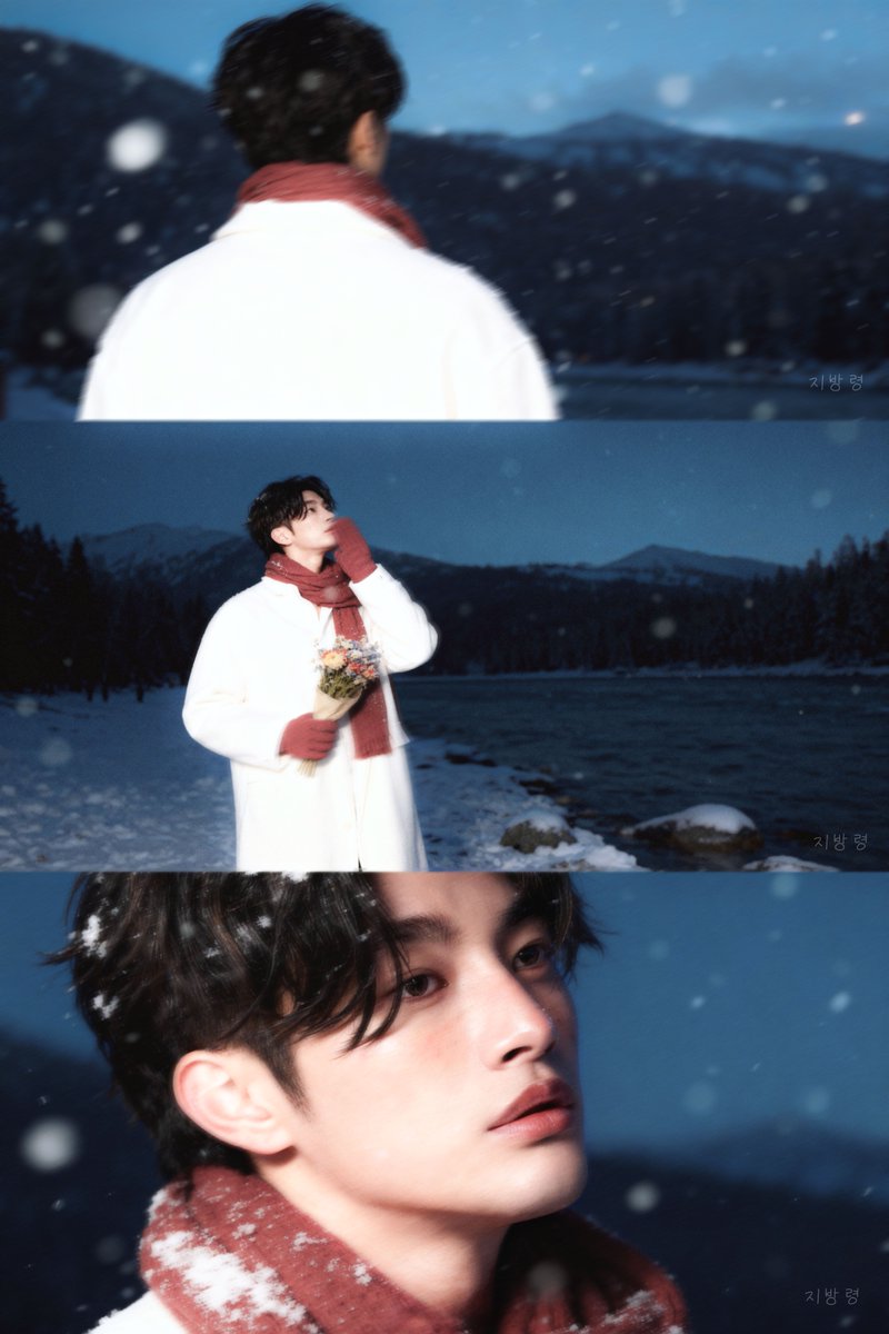 유행인지는 모르겠고 인국이가 겨울 함박눈이 찰떡인건 알겠어!!