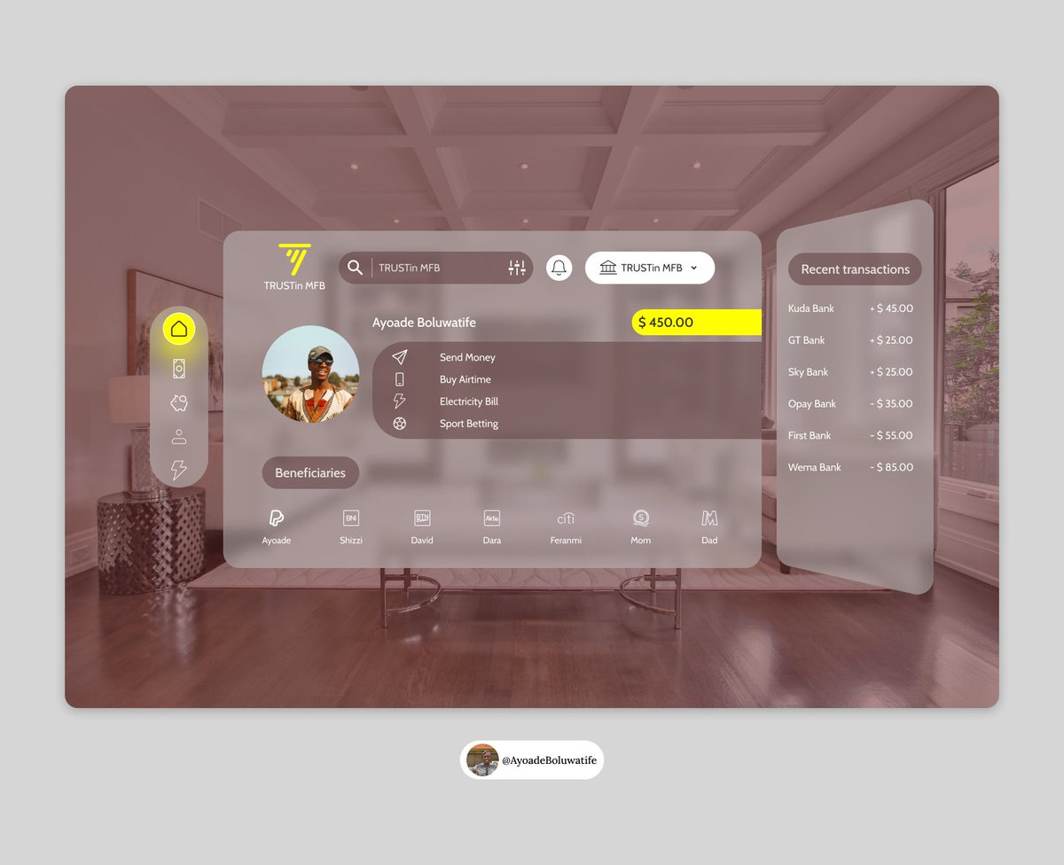 SevenonDesign's tweet image. The design explores glassmorphism and a soft visual hierarchy to create a sense of depth without overwhelming the user.
#UIDesign #UXDesign #FintechDesign #DashboardUI #Glassmorphism #ProductDesign #Figma #fypシviral