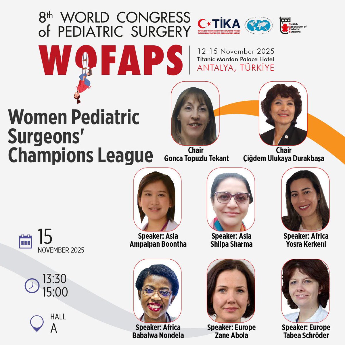 World Federation of Assctns of Pediatric Surgeons tweet media